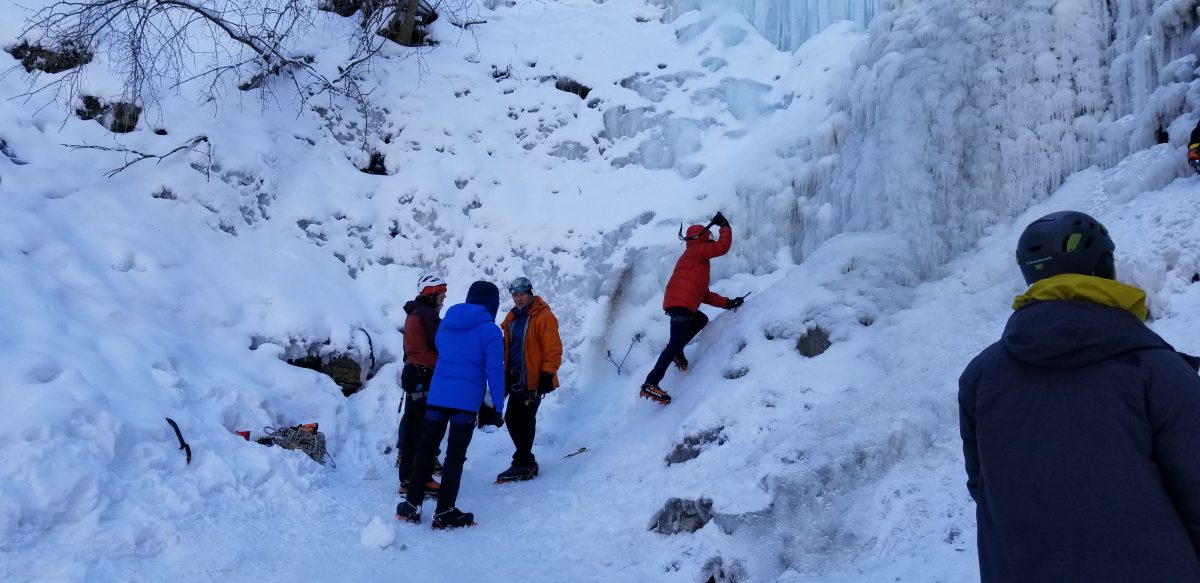 Ice Climbing: Tiffany Falls 2023 Clinics